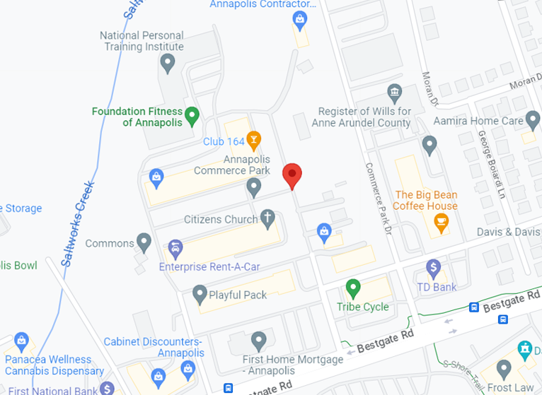 Map Image Of Annapolis Office